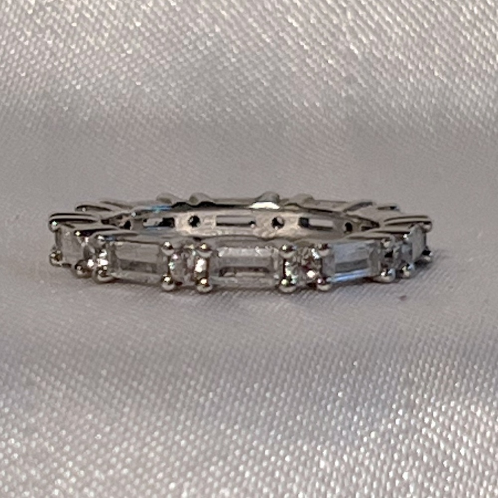 Sterling Silver and Cubic Zirconia Ring